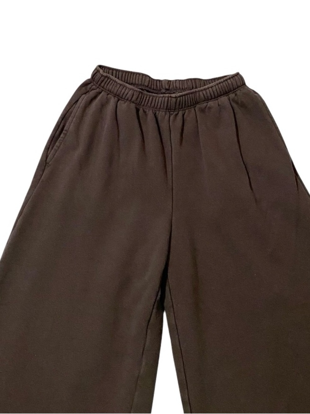 Gap Sweatpants Women’s Baggy Wide-Leg Size XXS Vintagesoft Brown Lounge - Picture 10 of 13